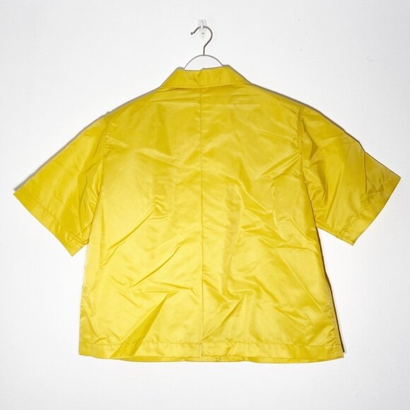 New Remain Birger Christensen Storm Shirt Jacket Yellow Size 10 - Picture 5 of 9